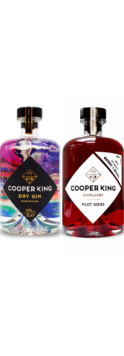 Cooper King, London Dry Gin and Berry + Basil Gin Liqueur OFFER