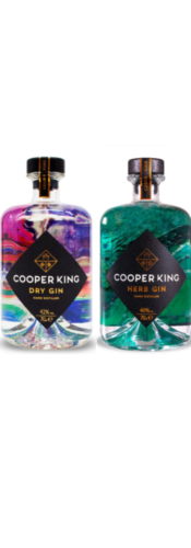 Cooper King, London Dry Gin and Herb Gin OFFER